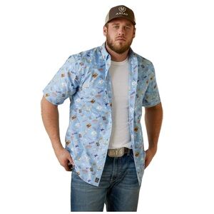 NWT Ariat Mauricio Short-Sleeve Shirt
